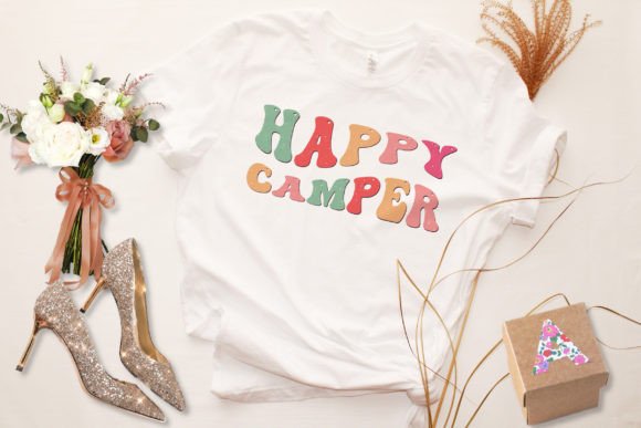Camping SVG Design Retro Groovy SVG