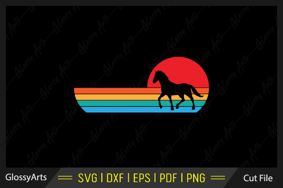 Horse Retro Style Svg Printable Cut File Review