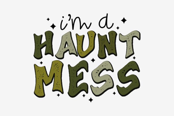 I m a Haunt Mess Retro Halloween Embroidery Review