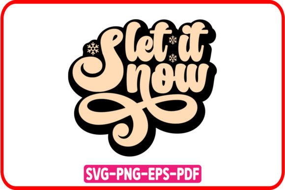 Let It Snow Retro Christmas SVG Review