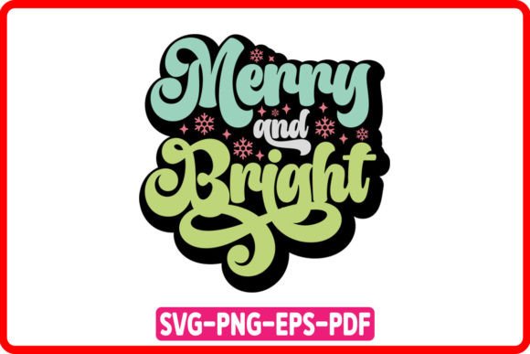Merry and Bright Retro Christmas SVG Review