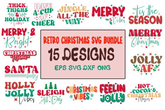Retro Christmas SVG Bundle Review