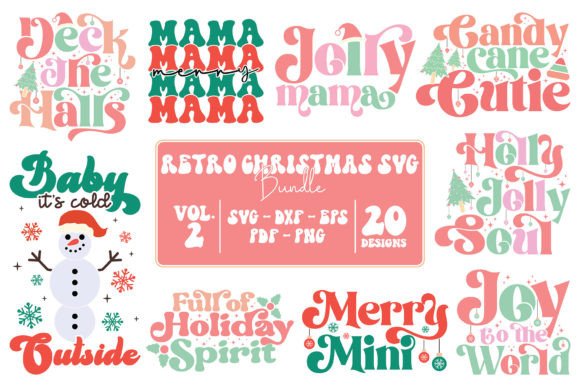 Retro Christmas SVG Bundle Vol.2 Review