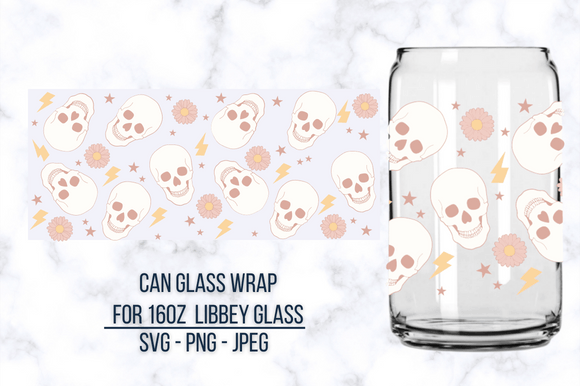 Skull Retro Glass Svg Halloween Review
