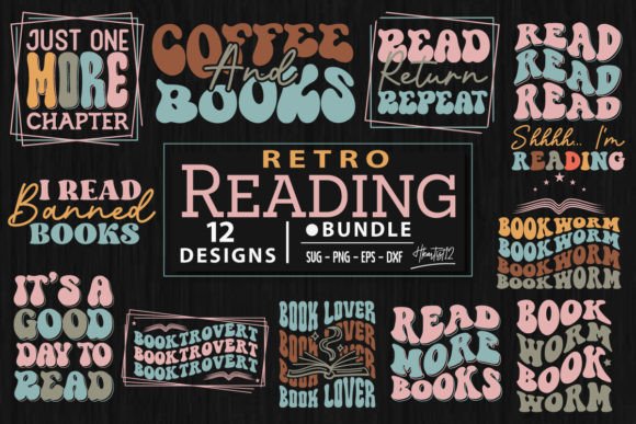 Why Retro Reading SVG Bundle Stands Out